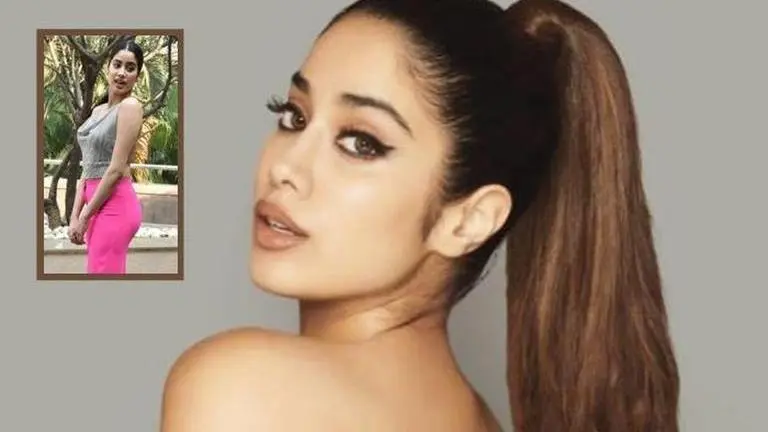 Janhvi Kapoor rocks in a pair of hot pink pants at 'Roohi' promotions: Watch janhvi kapoor