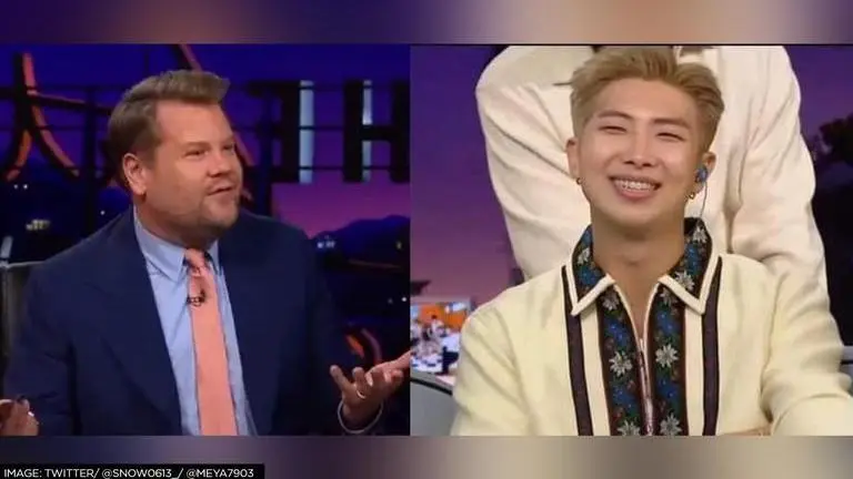 BTS ARMY proud of RM for having their back at 'The Late Late Show With James Corden' BTS