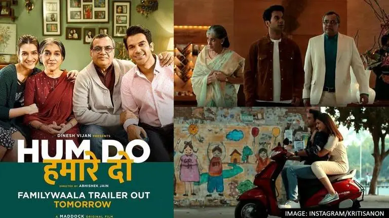 'Hum Do Hamare Do' trailer launched; Rajkummar Rao, Kriti Sanon's comedy excites fans Hum Do Hamare Do trailer, Hum Do Hamare Do, Kriti Sanon, Rajkummar Rao, Paresh Rawal, Ratna Pathak Shah