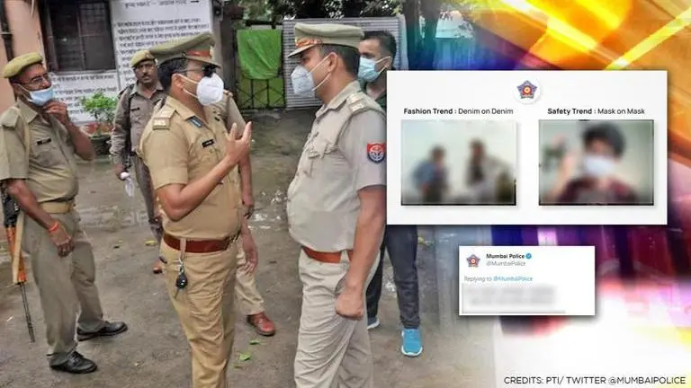 COVID-19: Mumbai Police use 'Sholay' twist to urge people to wear double mask COVID-19