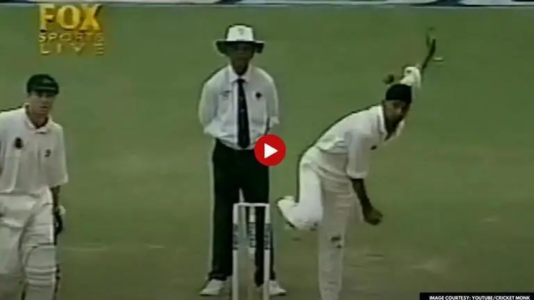 Harbhajan Singh takes first Test wicket in 1998 and its NOT Ricky Ponting; watch video Harbhajan Singh
