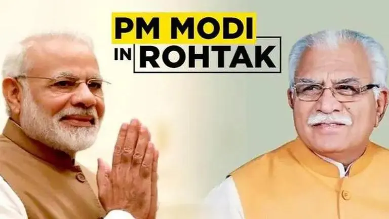 PM Modi to address the people of Rohtak in lieu of assembly elections PM