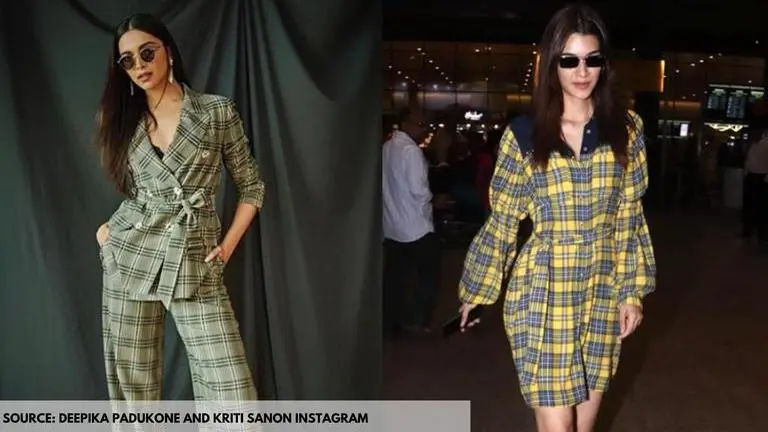 Deepika Padukone vs Kriti Sanon: Who styled plaid trend better? Deepika Padukone