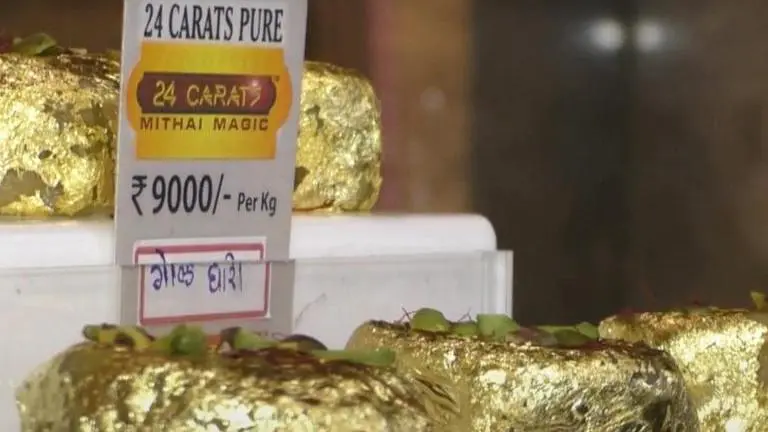 Sweet shop in Surat sells '24 Carat Gold sweets' for ₹9,000 per kg Sure