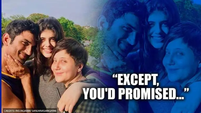 Sanjana Sanghi grapples with debut film 'Dil Bechara' co-star Sushant Singh Rajput's death Sanjana Sanghi