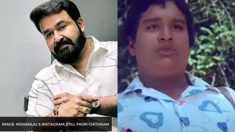 Mohanlal pays his final respects to 'Chithram' co-actor Sharan mohanlal