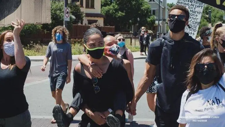 Steph Curry’s wife Ayesha reveals why she took 8yo daughter Riley on a 7-mile BLM protest steph curry