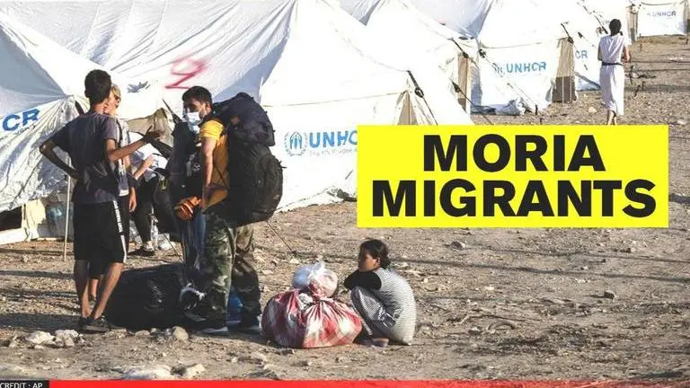 Moria migrants move into tent city after fire destroys Greek camp; suspicions of sabotage Moria