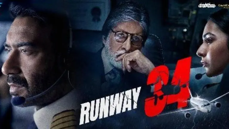 'Runway 34' review: Suniel Shetty, Kapil Sharma share verdict on Ajay Devgn-Big B-starrer Runway 34, runway 34 poster, ajay devgn, amitabh bachchan, rakul preet singh, runway 34 movie