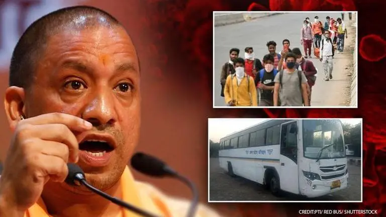 BIG: UP govt deploys bus fleet to intercept migrant exodus from Delhi; 100 buses per hour COVID-19