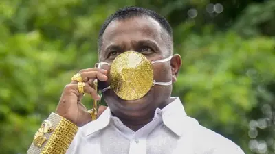 COVID-19: Pune businessman gets himself Rs 2.89 lakh gold mask