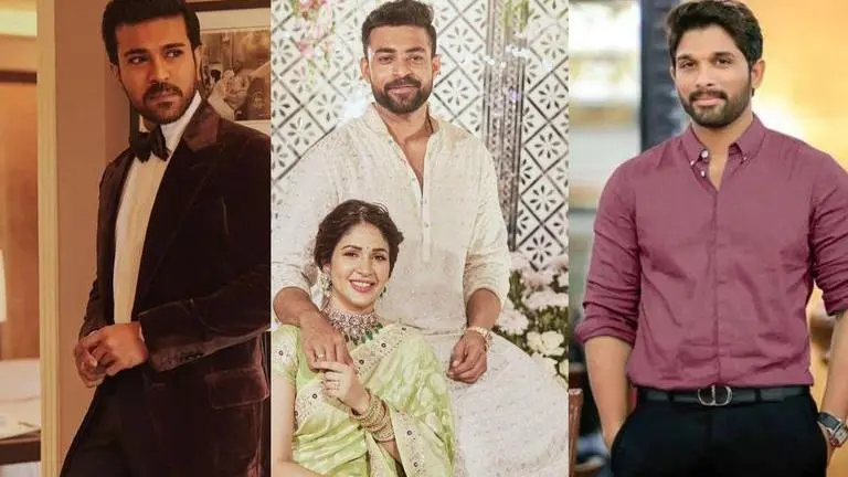 Inside Varun Tej, Lavanya Tripathi's engagement ceremony with Ram Charan, Allu Arjun Inside