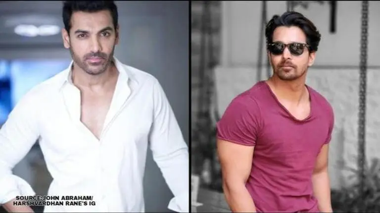 John Abraham gets Harshavardhan Rane another film, calls him a "serious player in action" John Abraham and Harshvardhan Rane, Source: John Abraham and Harshvardhan Rane's Instagram