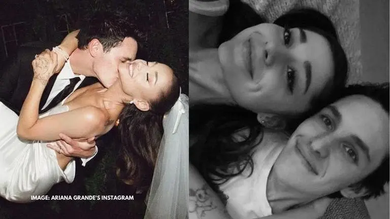 Ariana Grande & Dalton Gomez' wedding pics out; Celebs & fans are all hearts for duo Ariana Grande