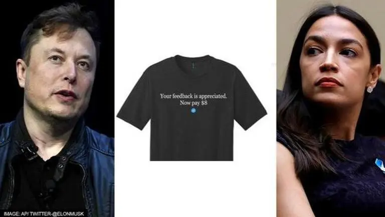 Elon Musk turns roast of Alexandria Cortez into merchandise; 'Now pay $8' on t-shirts Elon Musk