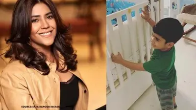 Ekta Kapoor asks Laksshya about his 'handsomeness'; latter's reply is too cute to miss Ekta Kapoor