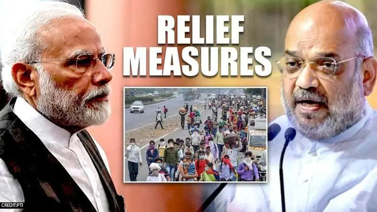 Centre's continous efforts to provide relief to migrant labourers amid the lockdown Centre