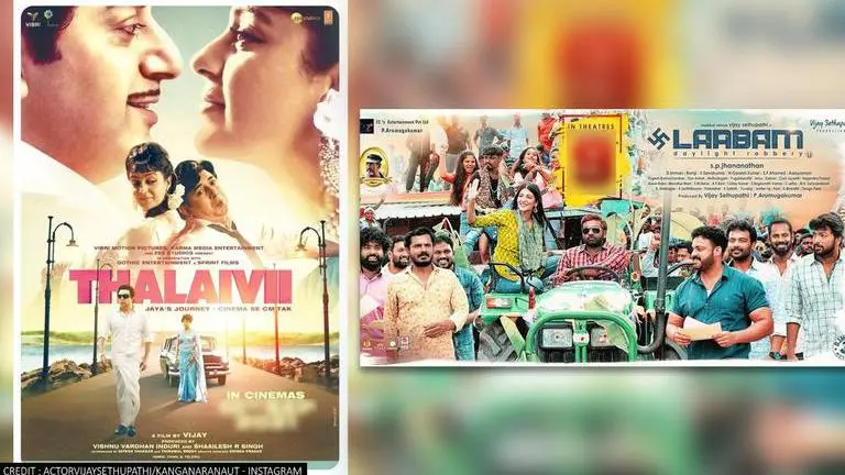 Kangana Ranaut's 'Thalaivii' and Vijay Sethupathi's 'Labaam' set to face off in September Kangana Ranaut