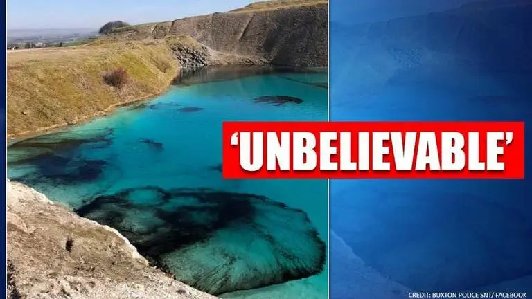 Coronavirus: UK police dye blue lagoon 'black' in bid to prevent tourists from entering Coronavirus scare: UK police dye blue lagoon black from tourist to enter amid lockdown