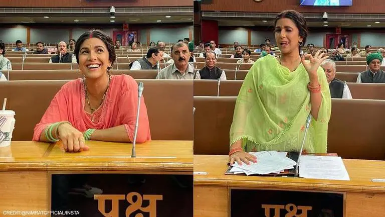 Nimrat Kaur wraps up shoot for 'Dasvi', says journey has come to its 'joyous culmination' nimrat kaur