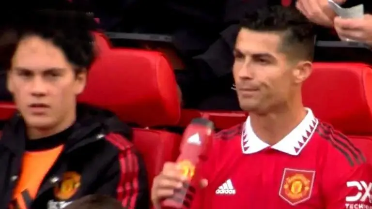 WATCH: Furious Cristiano Ronaldo shakes his head after being substituted by Ten Hag Cristiano Ronaldo