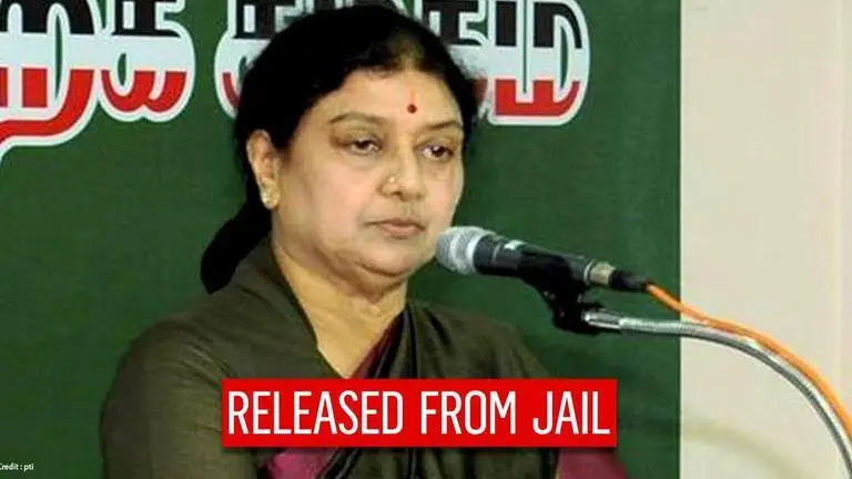 VK Sasikala released from prison after 4-years; to continue Covid treatment in Bengaluru VK Sasikala