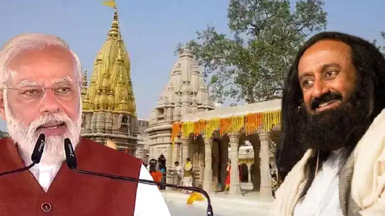Sri Sri Ravi Shankar hails PM Modi for 'wonderful gift' of Kashi Vishwanath Corridor Sri Sri Ravi Shankar, PM Modi, Kashi Vishwanath Corridor