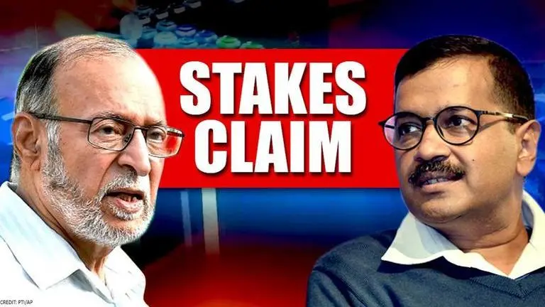 Arvind Kejriwal writes to L-G, stakes claim to form government after AAP wins 62 seats AAP