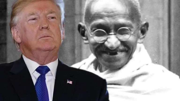 Trump to be gifted Mahatma Gandhi''s autobiography, portrait