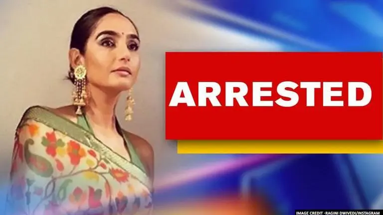 Ragini Dwivedi arrested, taken into custody in Bengaluru over Sandalwood drug racket Ragini Dwivedi