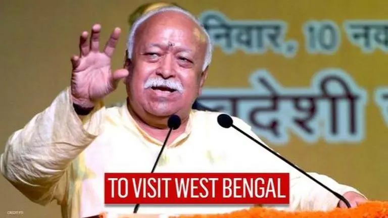 Mohan Bhagwat to begin two-day tour in poll-bound Bengal; interact with young achievers Mohan Bhagwat