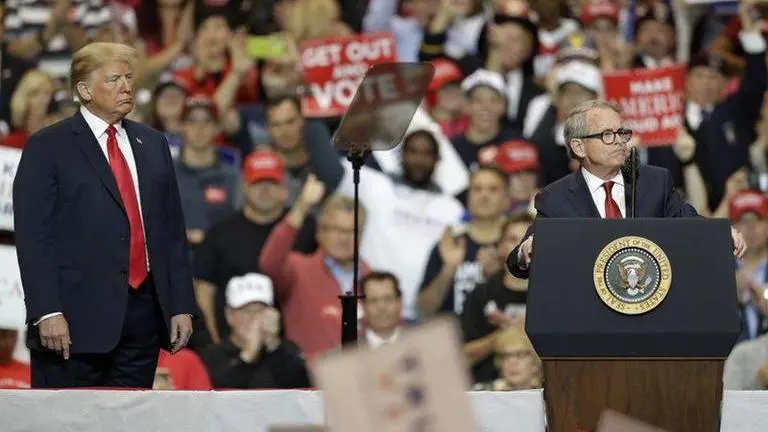 Ohio Republican governor tweaked by Trump, praised by Biden Ohio Republican governor tweaked by Trump, praised by Biden