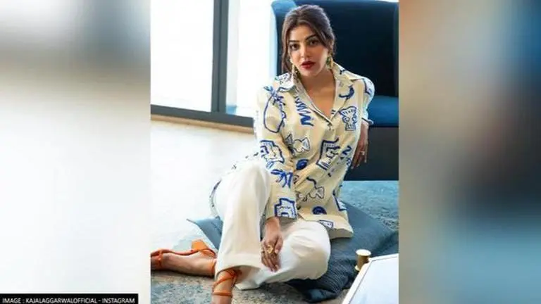 Kajal Aggarwal slays in quirky T-shirt looking summer-ready in maternity photoshoot; See Kajal Aggarwal