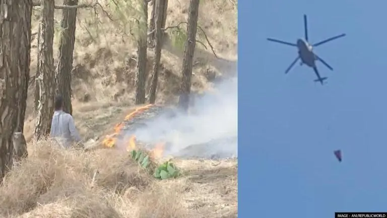 J&K forest fire: Army choppers pressed into service, 'Bambi Bucket Operations' launched J&K