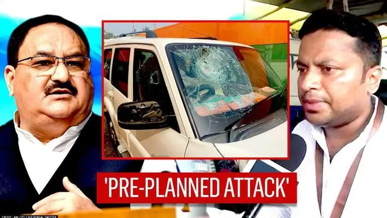 BJP leaders slam TMC govt over attack on JP Nadda's convoy, allege it was 'pre-planned' Dilip Ghosh