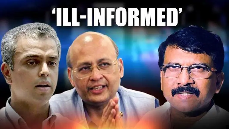 Cong's Abhishek Singhvi blasts 'deplorable' Sanjay Raut claim; targets Saamna & Sena past Milind