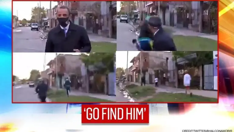 Argentinian reporter robbed during live broadcast, netizens say 'terrible but hilarious' Argentinian