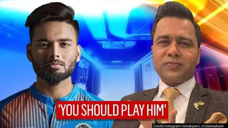 Aakash Chopra expects Rishabh Pant to be included in India's playing XI for England T20Is Aakash Chopra