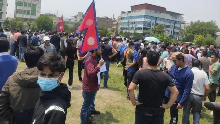 Scores hold protest in Nepal, calls for action against refugee scammers and corrupt Nepal