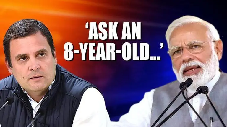 'Ask an 8-year-old if demonetisation benefited you or harmed you?': Rahul Gandhi PM Modi