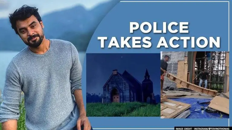 2 arrested after destruction of church set of Tovino Thomas' 'Minnal Murali' sparks row 2 arrested after destruction of church set of Tovino Thomas' 'Minnal Murali' sparks row