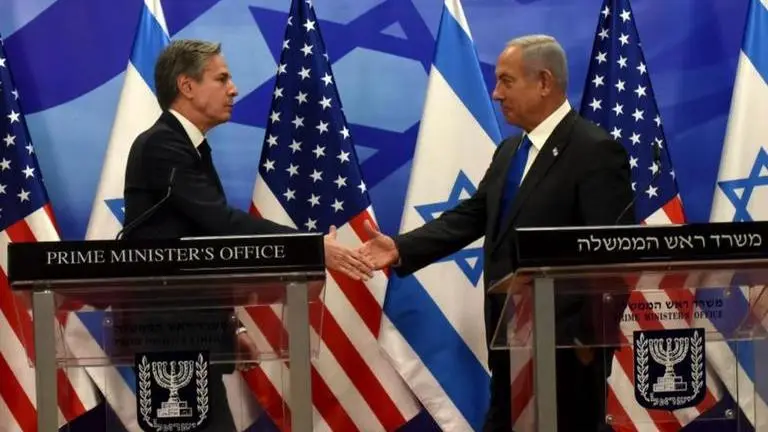 Blinken meets Netanyahu, reaffirms two-state solution as Israel-Palestine conflict soars Israel