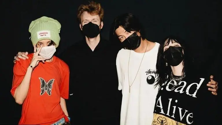 BTS' RM & J-Hope spotted grooving to Billie Eilish's tracks at her Seoul concert BTS