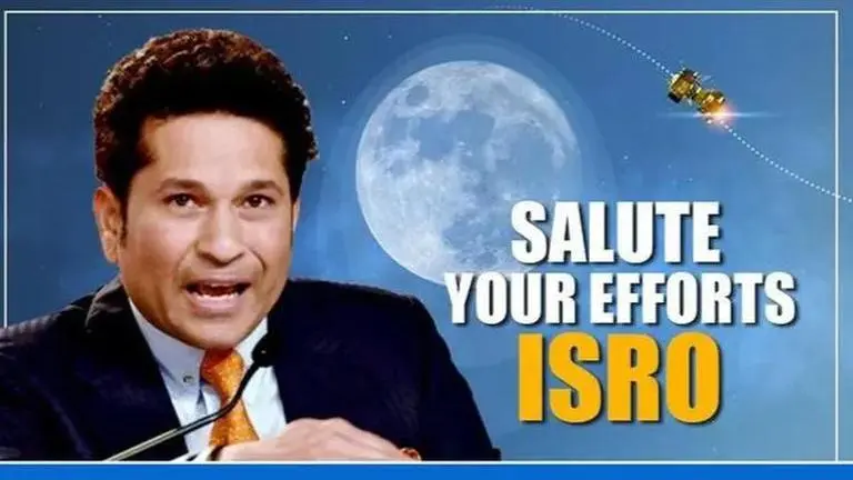 Sachin Tendulkar salutes ISRO's efforts, recalls Rakesh Sharma's feat Sachin Tendulkar