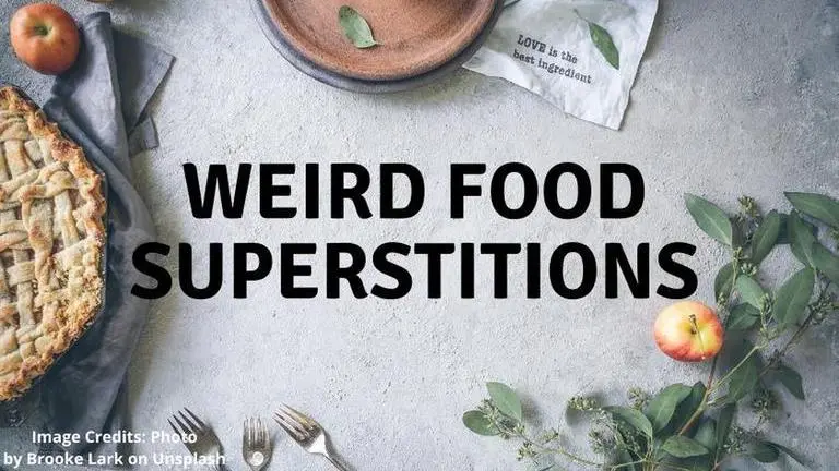 weird food superstitions