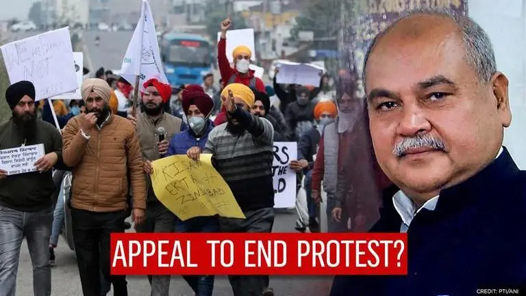 Agriculture Minister may appeal to farmers to end stir & work with Centre in 4 pm briefing Farmers' Protest