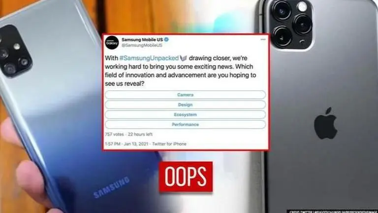 Samsung account uses Apple's iPhone to tweet; thrilled netizens call it 'marketing tactic' Samsung