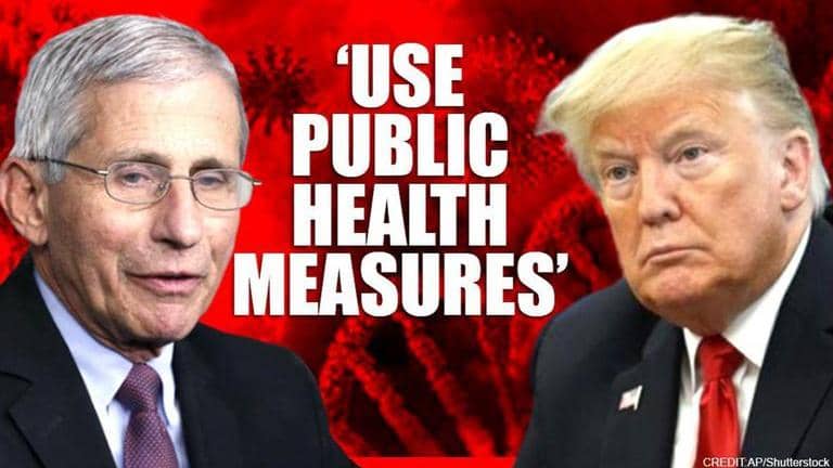 US 'not going in right direction,' says Fauci while Trump hails COVID ...