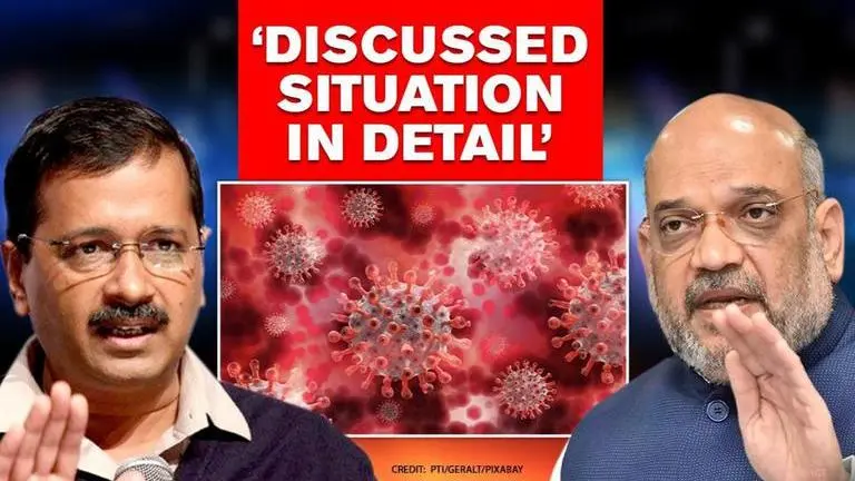 Arvind Kejriwal meets HM Amit Shah; discusses Coronavirus situation in Delhi Arvind Kejriwal