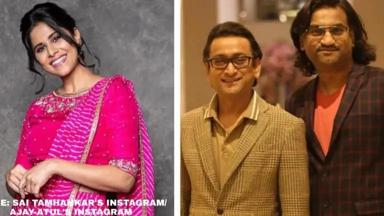 Sai Tamhankar's 'Jaundya Na Balasaheb' marked debut of Ajay-Atul as producers Sai Tamhankar